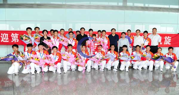中卫市第42届世界技能大赛中国代表团凯旋